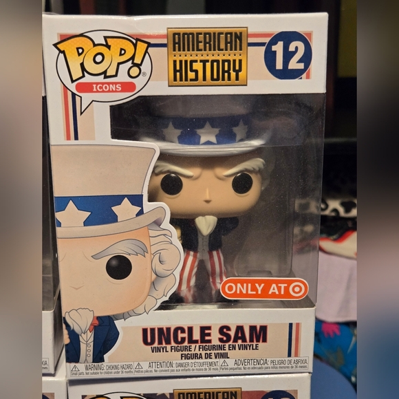 Funko Pop American History Bundle Ben Franklin, Washington, Lincoln, Uncle Sam - Picture 3 of 8